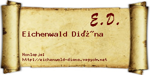 Eichenwald Diána névjegykártya